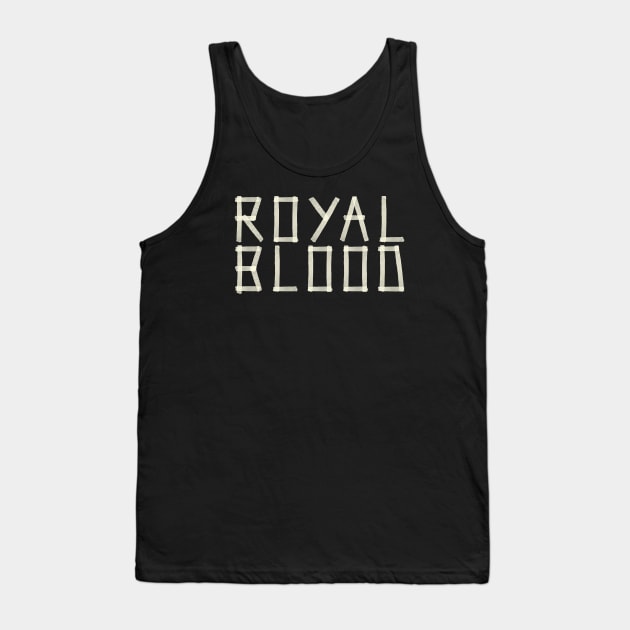 Royal Blood - Paper Tape Tank Top by PAPER TYPE